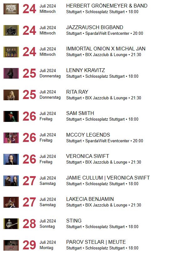 line-up der bezahl-konzerte 2024