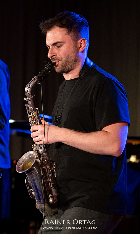 Julian Drach bei der Clubnight der jazzahead 2024