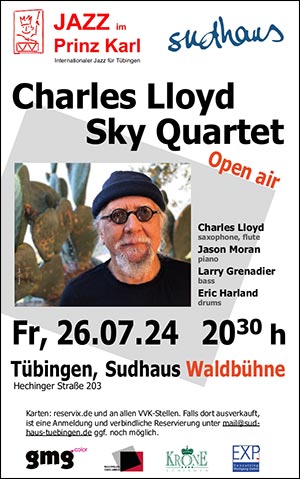 Charles Lloyd Sky Quartet in Tübingen