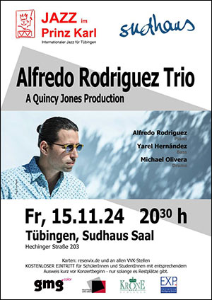 Alfredo Rodriguez Trio im Sudhaus Tübingen