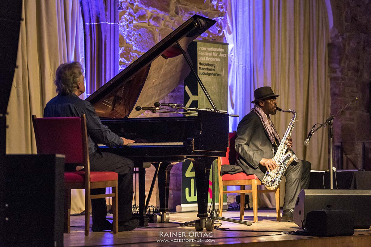 Joachim Kühn und Archie Shepp beim enjoy jazz festival 2019