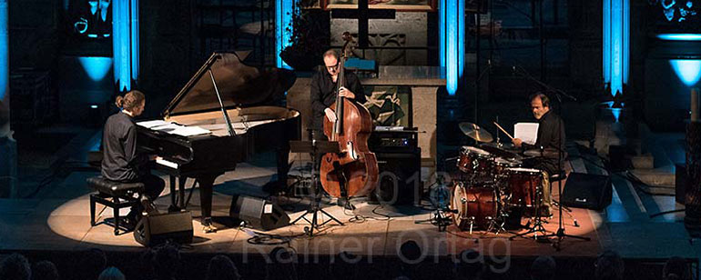 Dieter Ilg Trio in der Stiftskirche Tübingen 2018